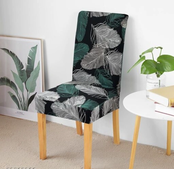 Elastic Chair Cover Stretch Removable Washable Short Dining Chair Cover Protector Seat Slipcover - Polyster, Elastic/ Stretchable, Multipack of1